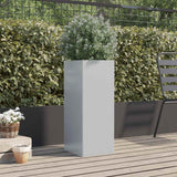 NNEVL Planter Silver 32x29x75 cm Galvanised Steel