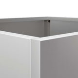 NNEVL Planter Silver 32x29x75 cm Galvanised Steel