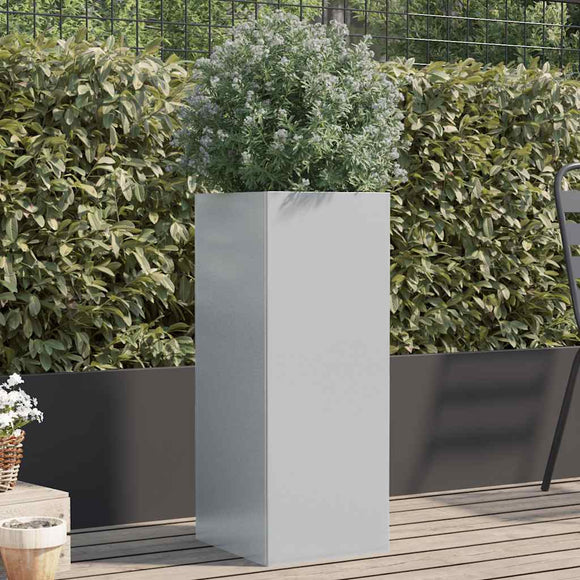NNEVL Planter Silver 32x29x75 cm Galvanised Steel