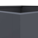 NNEVL Planter Anthracite 42x38x75 cm Steel