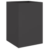 NNEVL Planter Black 52x48x75 cm Steel