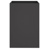 NNEVL Planter Black 52x48x75 cm Steel