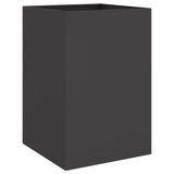 NNEVL Planter Black 52x48x75 cm Steel