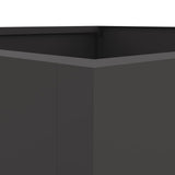 NNEVL Planter Black 52x48x75 cm Steel