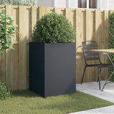 NNEVL Planter Anthracite 52x48x75 cm Steel
