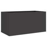 NNEVL Planter Black 62x30x29 cm Steel