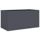 NNEVL Planter Anthracite 62x30x29 cm Steel