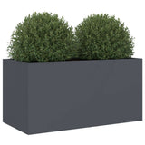NNEVL Planter Anthracite 62x30x29 cm Steel