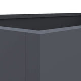 NNEVL Planter Anthracite 62x30x29 cm Steel