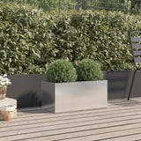 NNEVL Planter Silver 62x30x29 cm Stainless Steel
