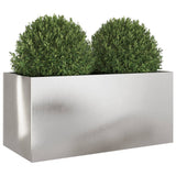 NNEVL Planter Silver 62x30x29 cm Stainless Steel