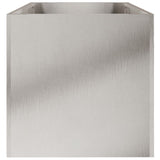 NNEVL Planter Silver 62x30x29 cm Stainless Steel