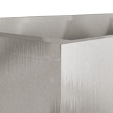 NNEVL Planter Silver 62x30x29 cm Stainless Steel