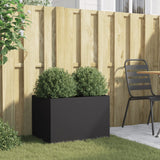 NNEVL Planter Black 62x40x39 cm Steel