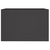 NNEVL Planter Black 62x40x39 cm Steel