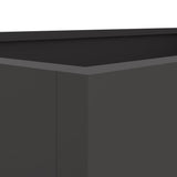 NNEVL Planter Black 62x40x39 cm Steel