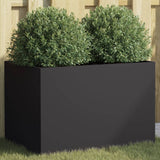 NNEVL Planter Black 62x40x39 cm Steel
