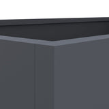 NNEVL Planter Anthracite 62x40x39 cm Steel