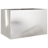 NNEVL Planter Silver 62x40x39 cm Stainless Steel