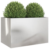 NNEVL Planter Silver 62x40x39 cm Stainless Steel