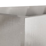 NNEVL Planter Silver 62x40x39 cm Stainless Steel