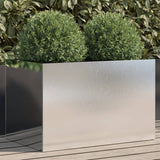 NNEVL Planter Silver 62x40x39 cm Stainless Steel