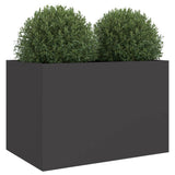 NNEVL Planter Black 62x47x46 cm Steel