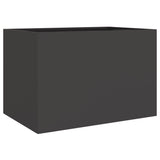 NNEVL Planter Black 62x47x46 cm Steel