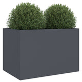 NNEVL Planter Anthracite 62x47x46 cm Steel
