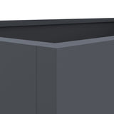 NNEVL Planter Anthracite 62x47x46 cm Steel