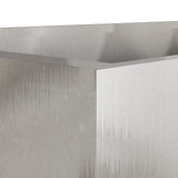 NNEVL Planter Silver 62x47x46 cm Stainless Steel