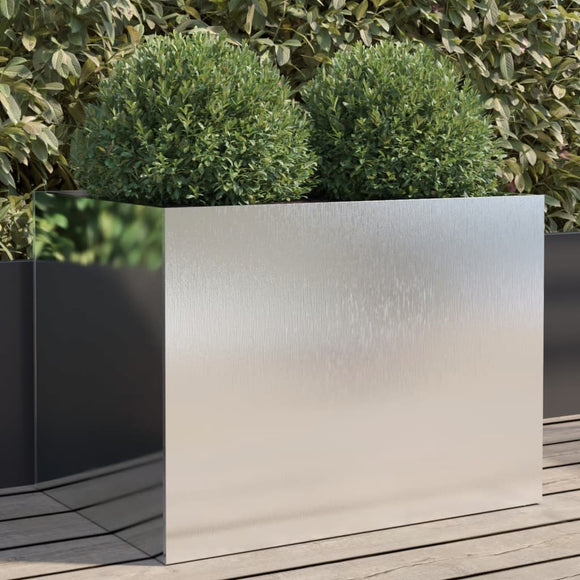 NNEVL Planter Silver 62x47x46 cm Stainless Steel