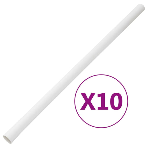 NNEVL Cable Trunkings with Clips Ø30 mm 10 m PVC