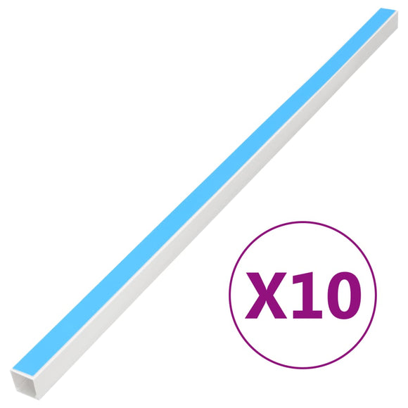 NNEVL Cable Trunking Self-Adhesive 10x10 mm 10 m PVC