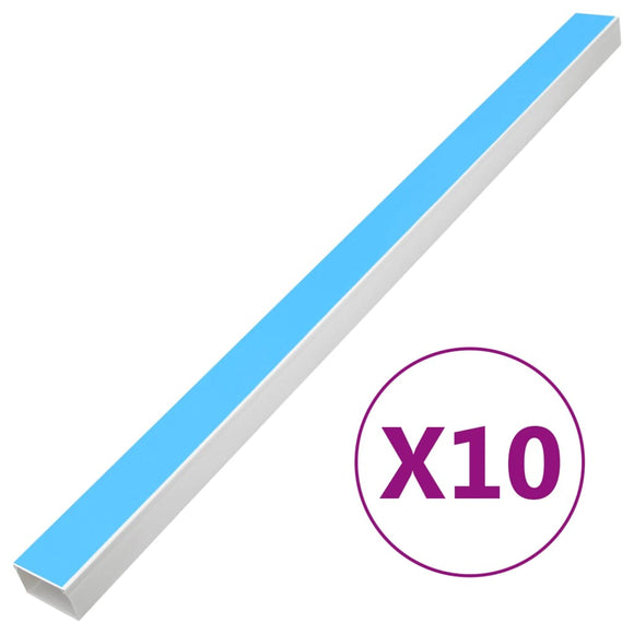 NNEVL Cable Trunking Self-Adhesive 60x40 mm 10 m PVC