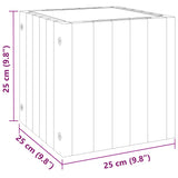 NNEVL Garden Planter 25x25x25 cm Solid Wood Acacia