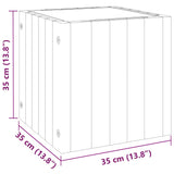 NNEVL Garden Planter 35x35x35 cm Solid Wood Acacia