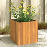 NNEVL Garden Planter 35x35x35 cm Solid Wood Acacia