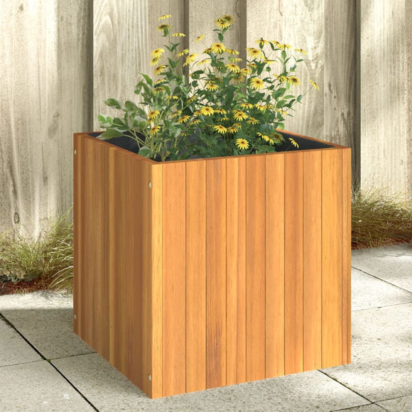 NNEVL Garden Planter 45x45x45 cm Solid Wood Acacia