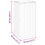 NNEVL Garden Planter 45x45x90 cm Solid Wood Acacia