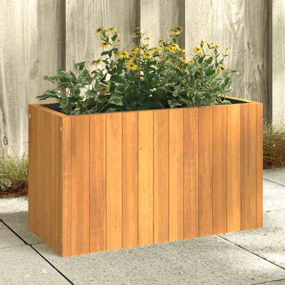 NNEVL Garden Planter 59x27.5x35 cm Solid Wood Acacia