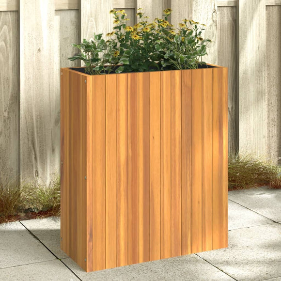 NNEVL Garden Planter 59x27.5x70 cm Solid Wood Acacia