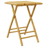 NNEVL Folding Garden Table 55x55x75 cm Bamboo