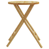 NNEVL Folding Garden Table Ø55x75 cm Bamboo