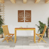 NNEVL Garden Dining Table 110x55x75 cm Solid Wood Acacia