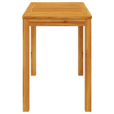NNEVL Garden Dining Table 110x55x75 cm Solid Wood Acacia
