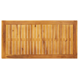 NNEVL Garden Dining Table 110x55x75 cm Solid Wood Acacia