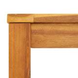 NNEVL Garden Dining Table 110x55x75 cm Solid Wood Acacia