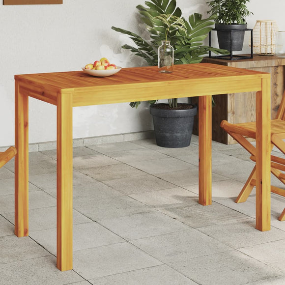 NNEVL Garden Dining Table 110x55x75 cm Solid Wood Acacia