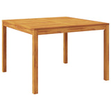 NNEVL Garden Dining Table 110x110x75 cm Solid Wood Acacia